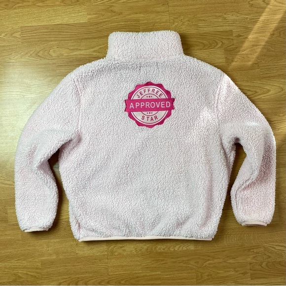 Jeffree Star Approved Fuzzy Fleece Valentine Jacket L Sherpa - Picture 3 of 9